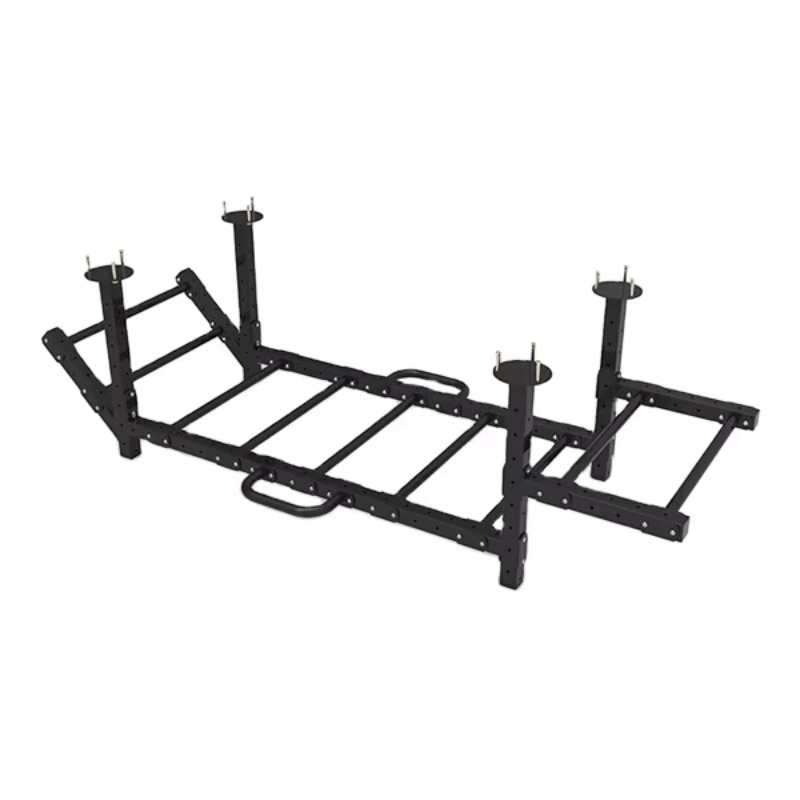 Home Gym Wall - Stazione per trazioni con scala multi-impugnatura