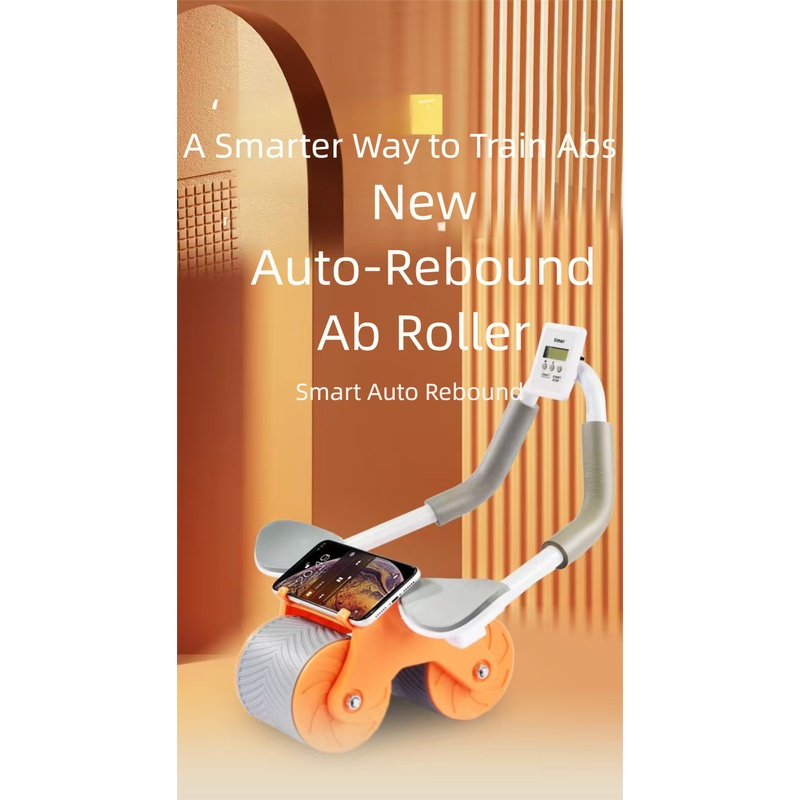 Ab Roller Wheel - Ruota per Addominali con Rimbalzo Automatico