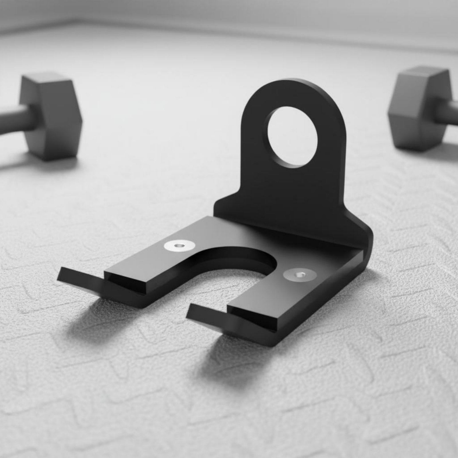 Home Gym Wall - Supporto da Parete per Bilanciere Singolo,