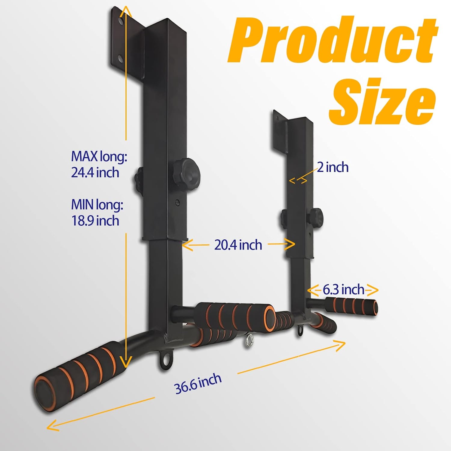 Home Gym Wall - Stazione Multifunzione Dip Station a Parete