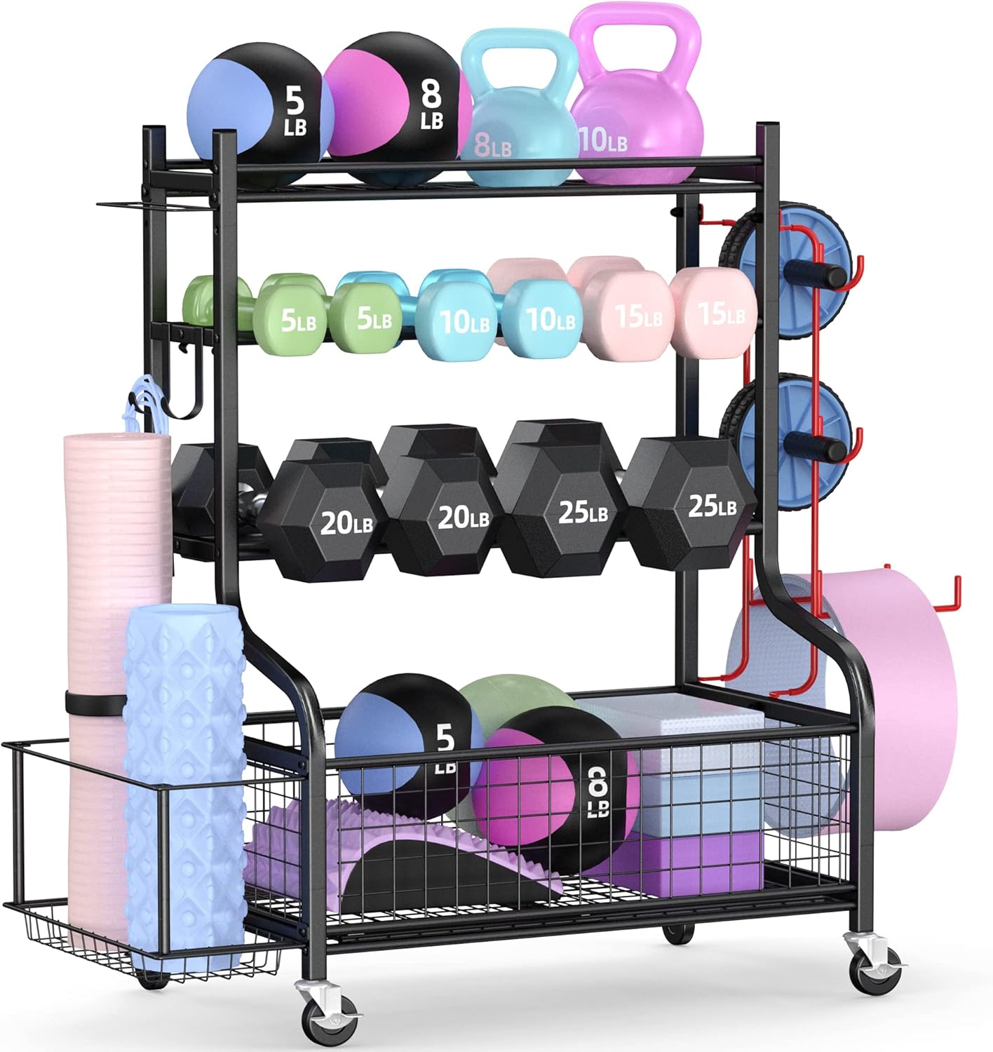 Home Gym Dumbbells - Porta manubri per palestra domestica con