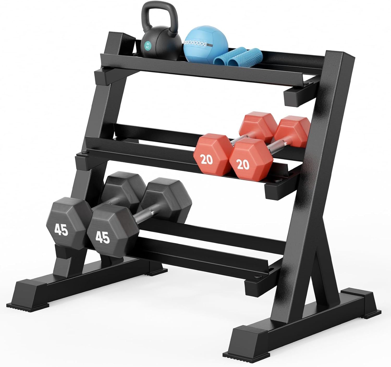Home Gym Dumbbells - Porta manubri per palestra domestica, 3