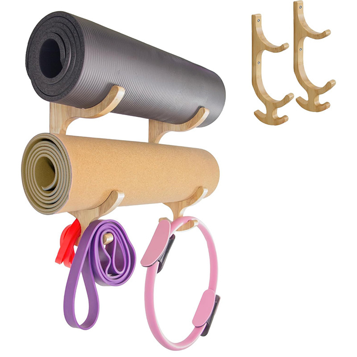 Supporto da parete per 2 fasce - Home Gym Wall recensione e prezzo