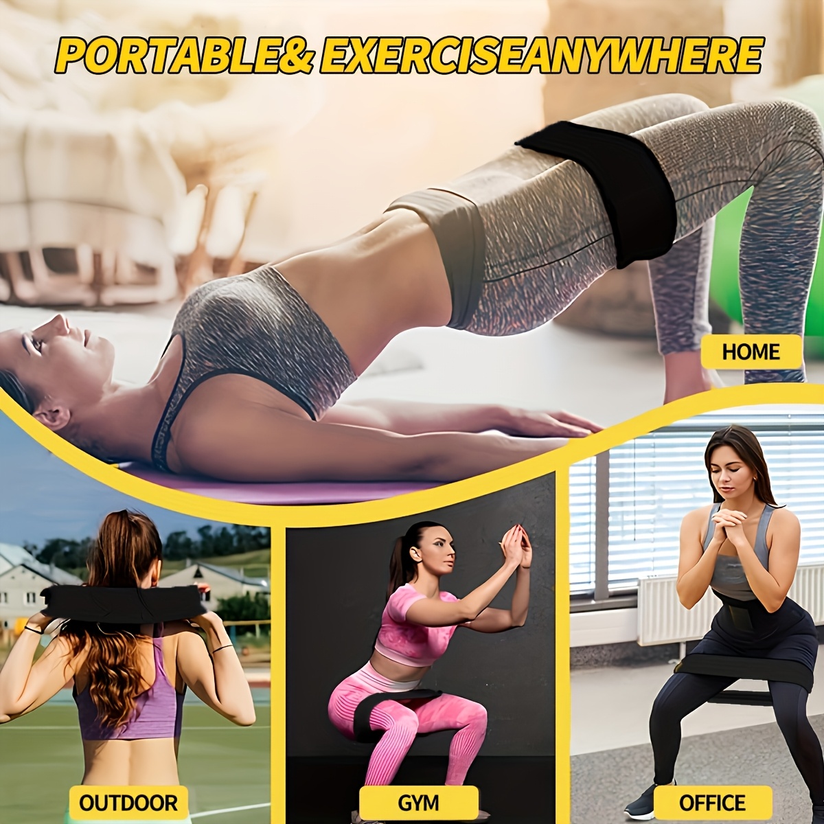 Set di 3 Fasce Elastiche di Re - Home Gym Kit recensione e prezzo