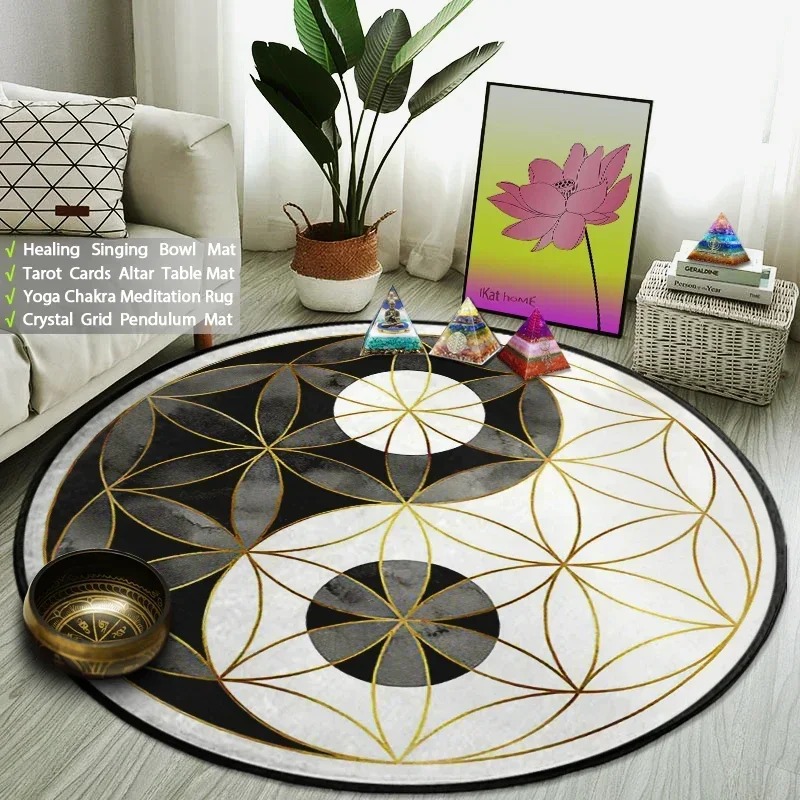 Yin Yang Taiji Tappeto rotondo - Home Gym Mma recensione e prezzo