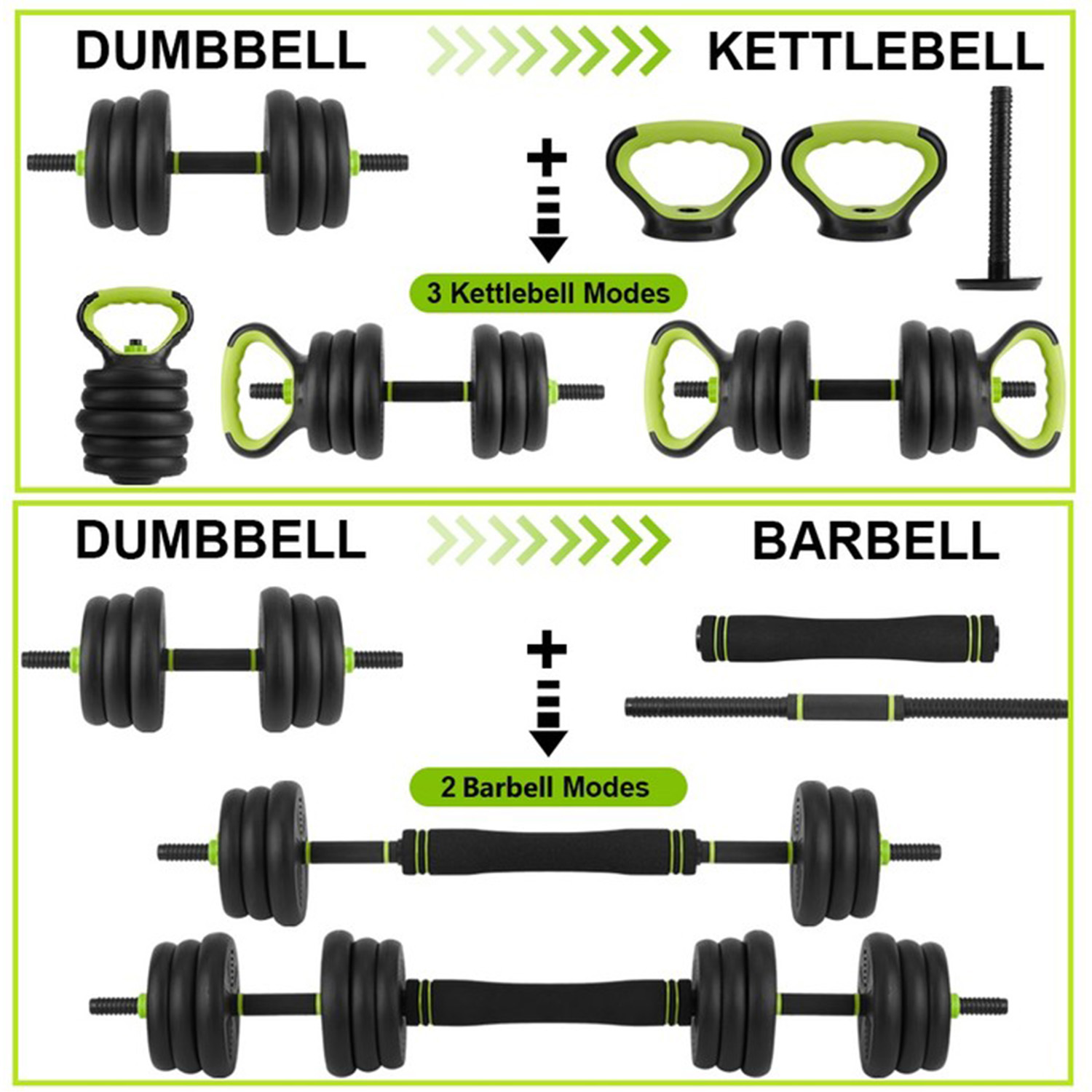 Set di manubri regolabili 4 in - Home Gym Kit recensione e prezzo