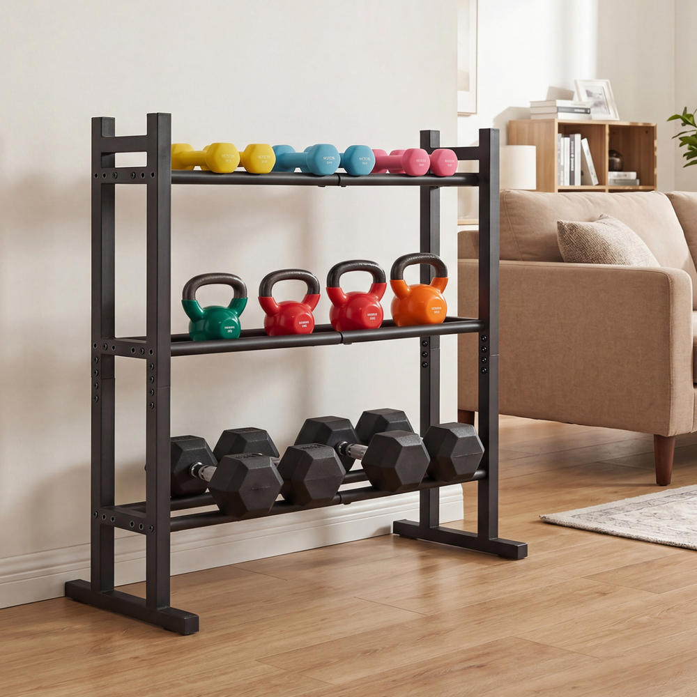Porta manubri a 3 livelli per  - Home Gym Dumbbells recensione e prezzo