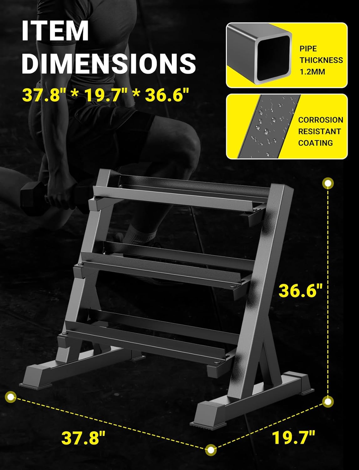 Porta manubri per palestra dom - Home Gym Dumbbells recensione e prezzo